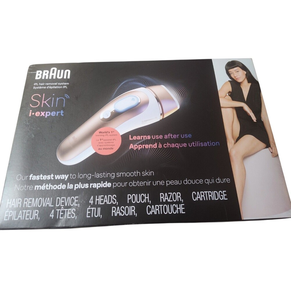 Braun Skin i-Expert Smart IPL PL7387 Pro 7 MPN 91530220 App Vanity Case SEALED R
